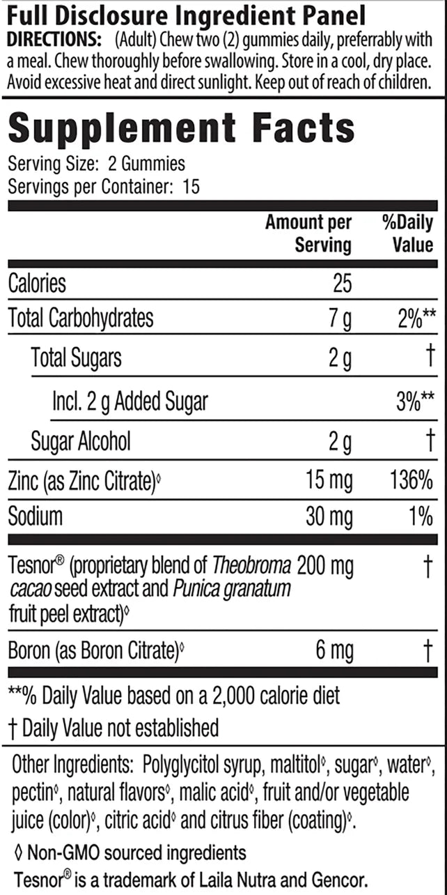 Testosterone UP Peak Performance Gummies | Irwin Naturals