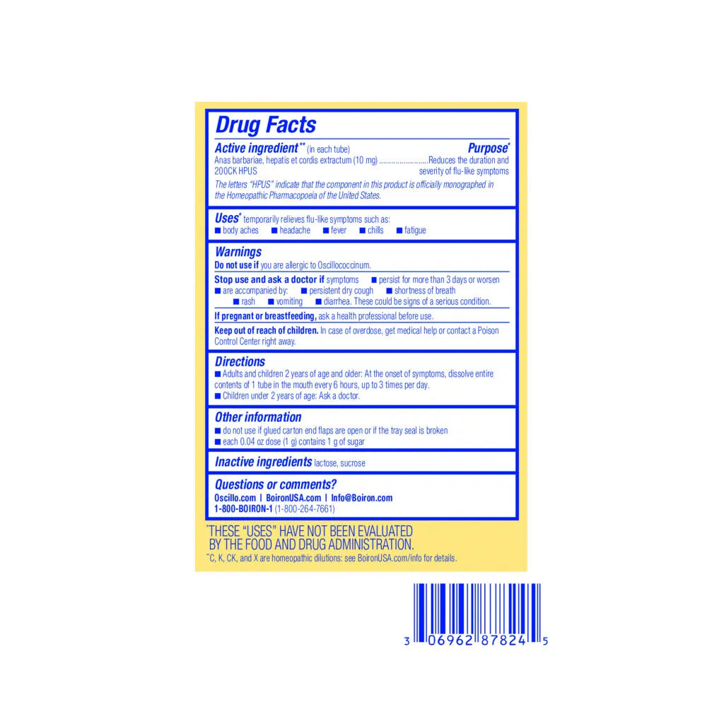 Oscillococcinum | Boiron