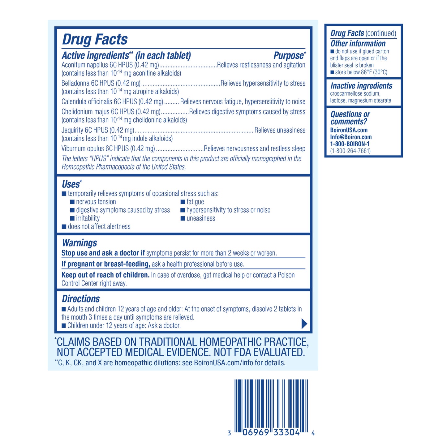 StressCalm® Tablets | Boiron