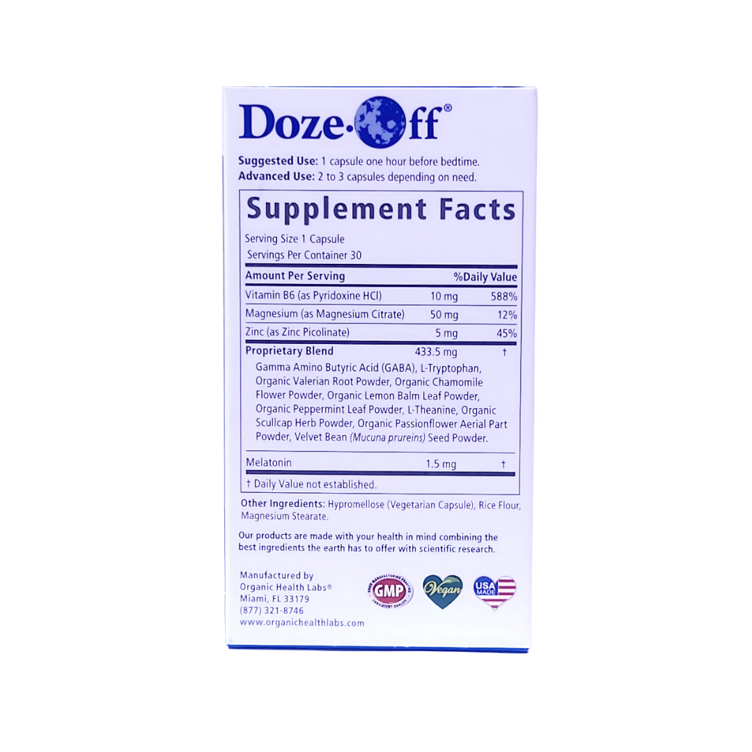 Doze-Off | Organic Health Labs