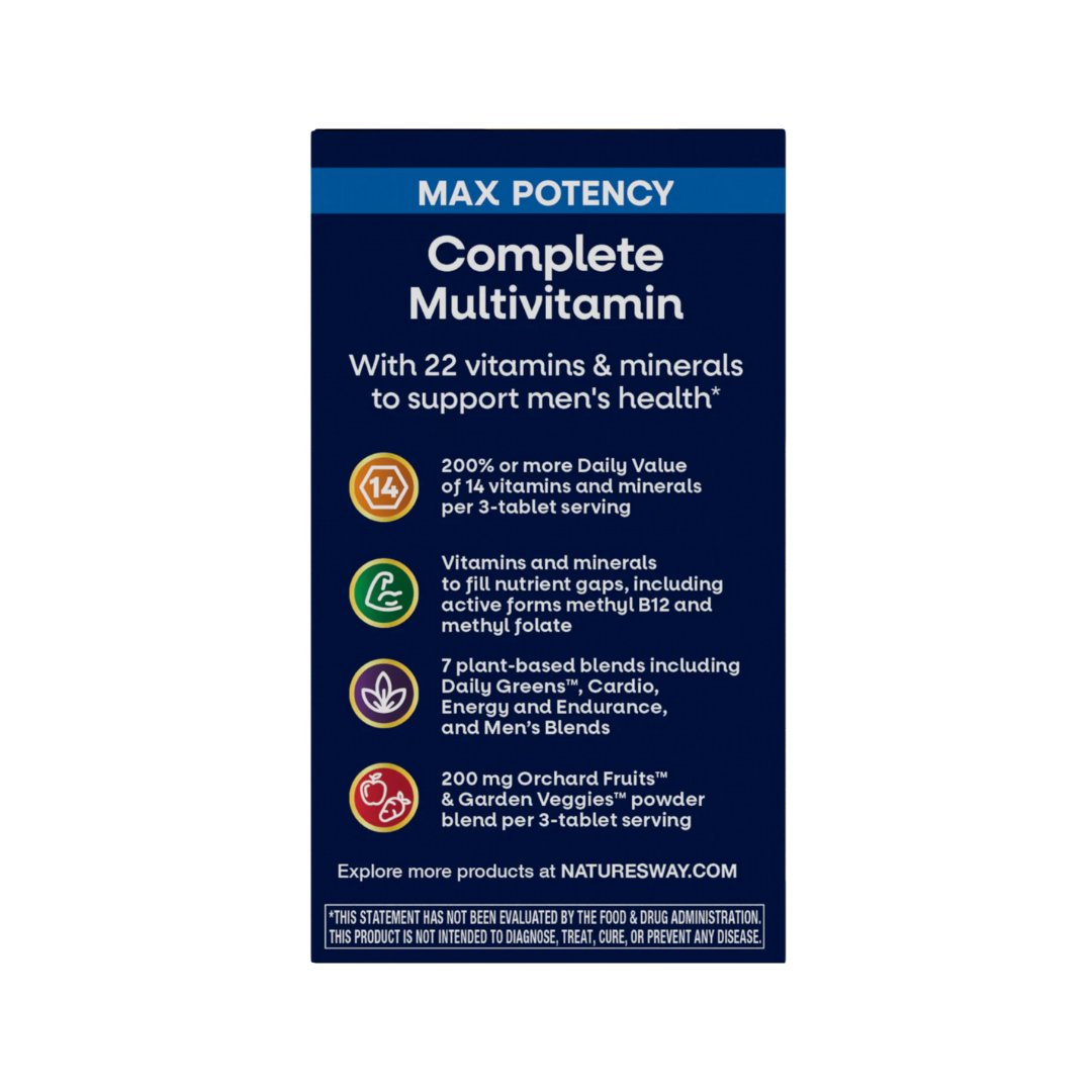 Alive!® Men’s Max3 Daily Multivitamin | Nature's Way