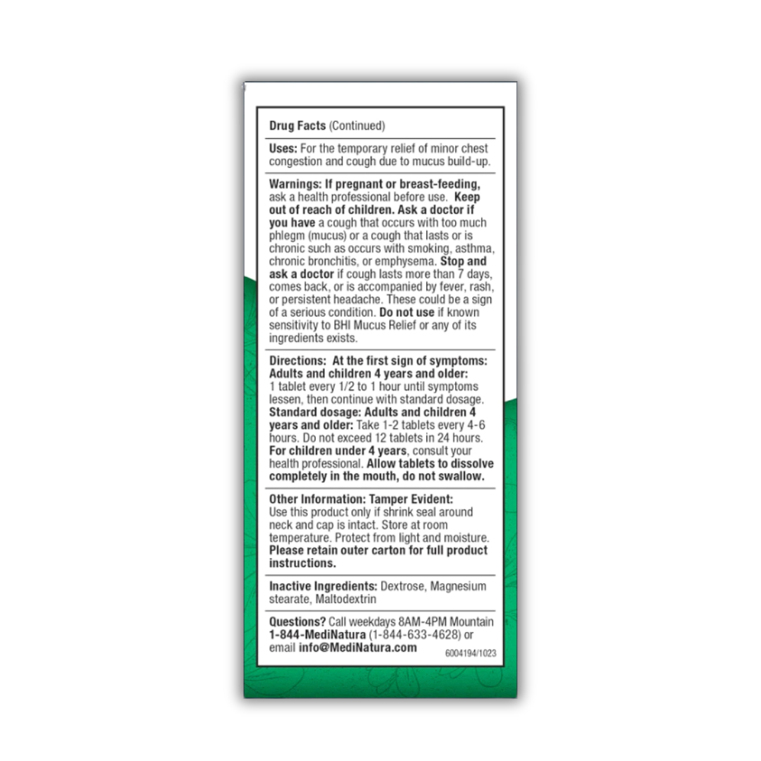 BHI Mucus Relief | MediNatura