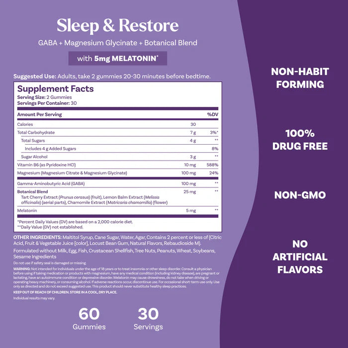 Sleep & Restore Gummies | Natrol