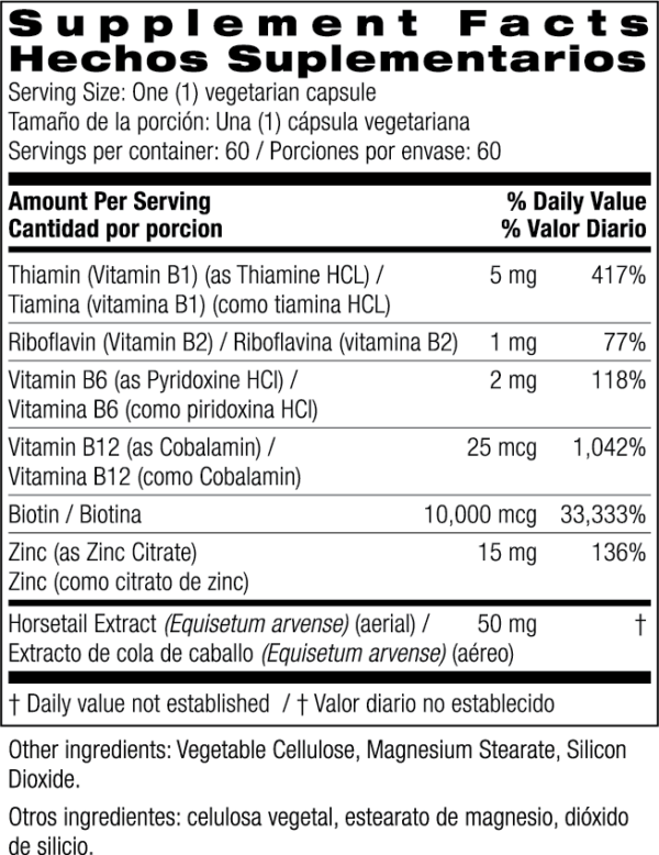 Healthy Hair With Biotin | Bio Nutrition