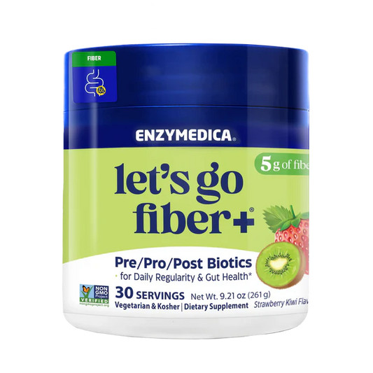 Let's Go Fiber+ Strawberry Kiwi | Enzymedica