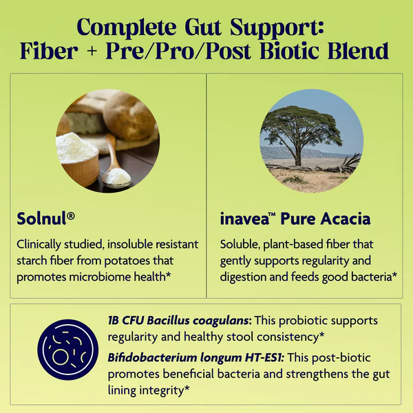 Let's Go Fiber+ Strawberry Kiwi | Enzymedica