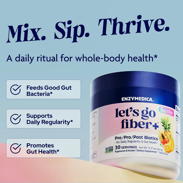 Let's Go Fiber+ Tropical | Enzymedica