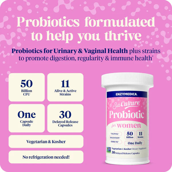 SubCulture™ Probiotic for Women | Enzymedica
