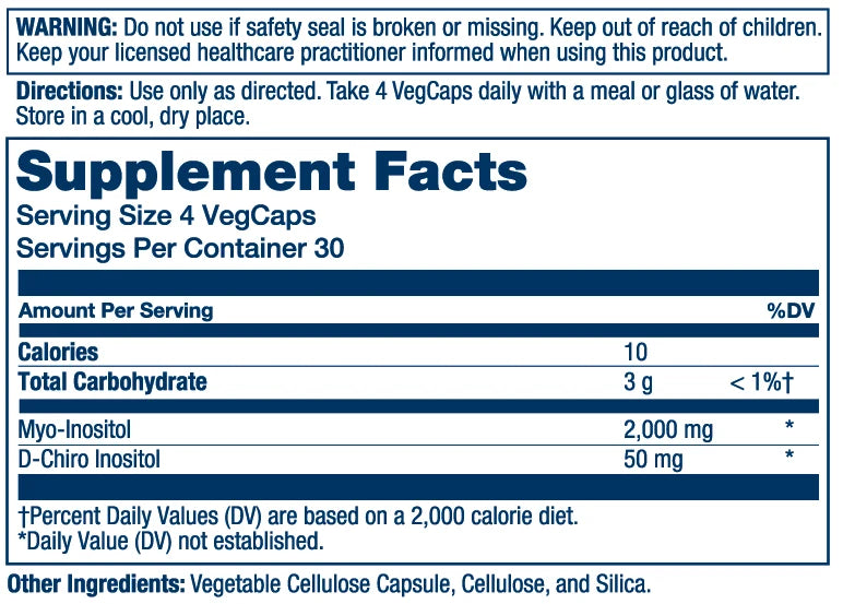 Myo + D-Chiro Inositol 40:1 | Source Naturals