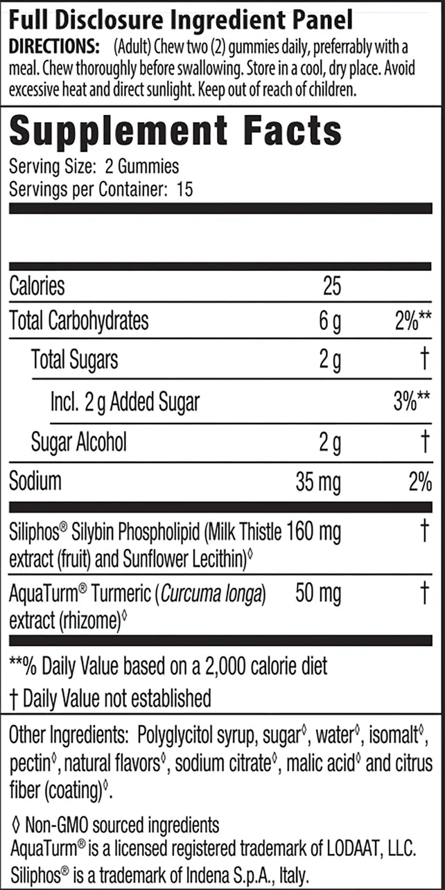 Milk Thistle Liver Detox v2 Gummies | Irwin Naturals