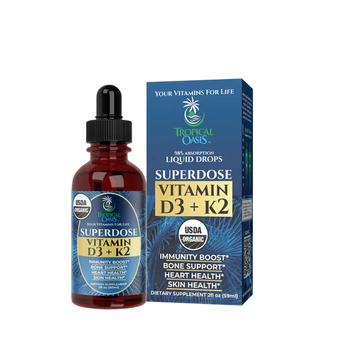 Vitamin D3 + K2 Superdose | Tropical Oasis