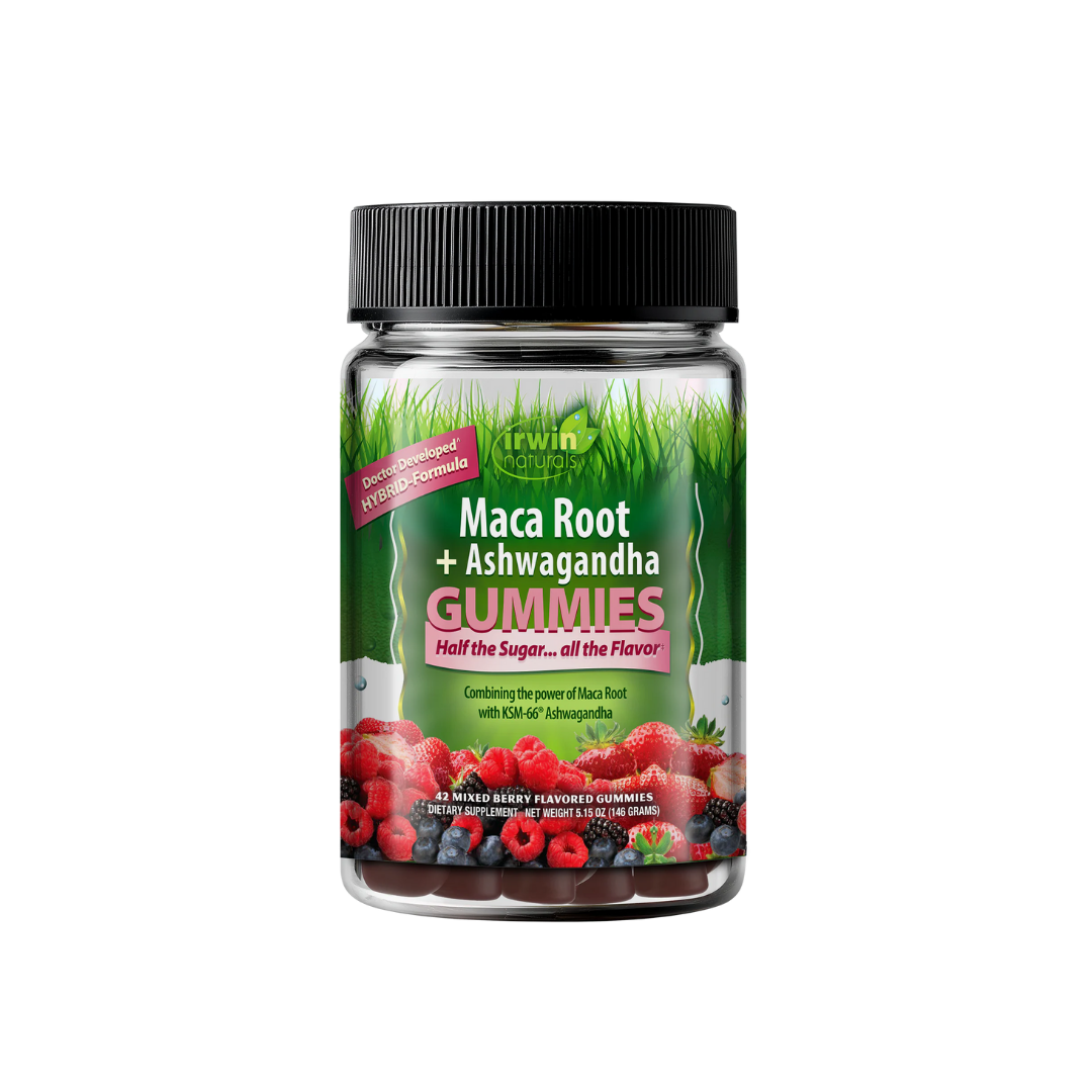 Maca Root + Ashwagandha Gummies | Irwin Naturals