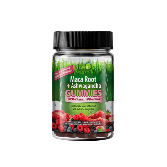 Maca Root + Ashwagandha Gummies | Irwin Naturals