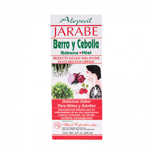 Jarabe Berro, Cebolla y Rábano | Alopecil