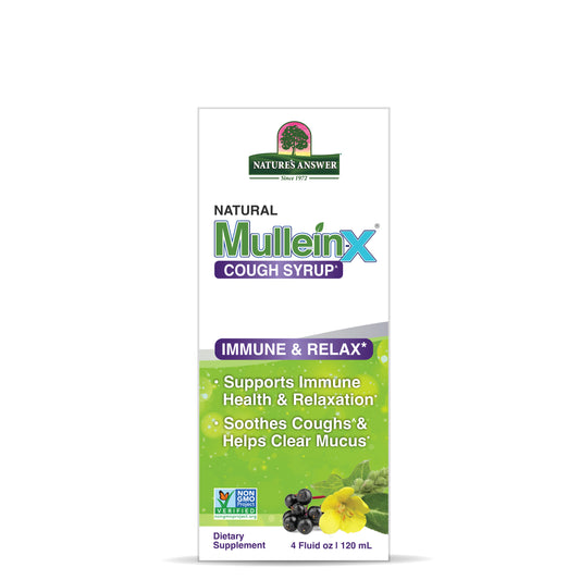 MulleinX Cough Syrup Immune & Relax | Nature's Answer