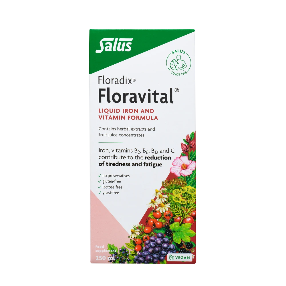 Floravital Liquid iron and vitamin formula | Salus