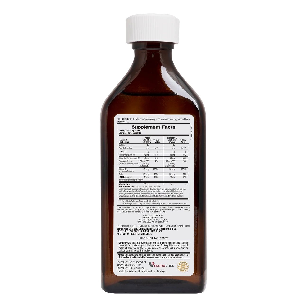 HEMA-PLEX Liquid Iron | Nature's Plus