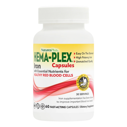 HEMA-PLEX Iron Capsules | Nature's Plus