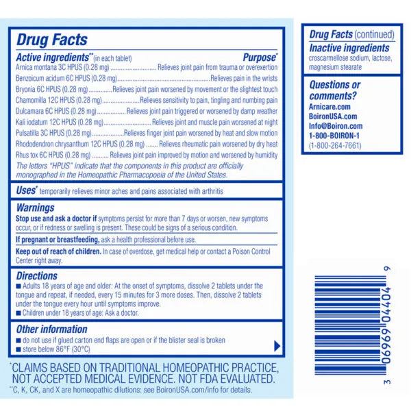 Arnicare Arthritis | Boiron
