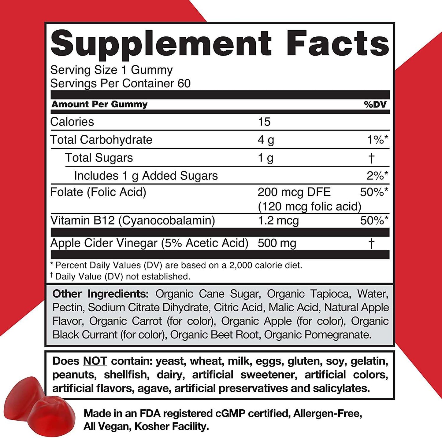 Apple Cider Vinegar Gummies| Goli Nutrition