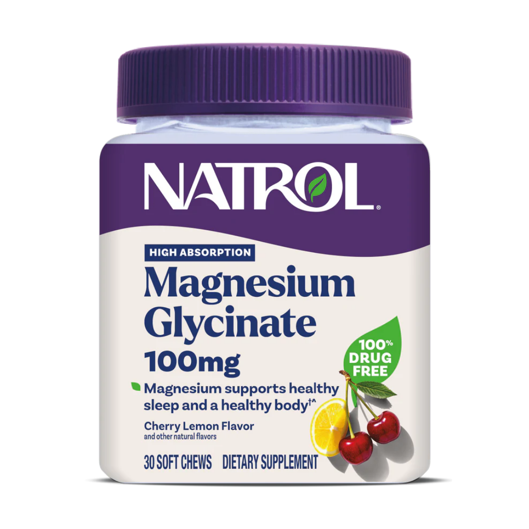 Magnesium Glycinate 100mg Soft Chews | Natrol