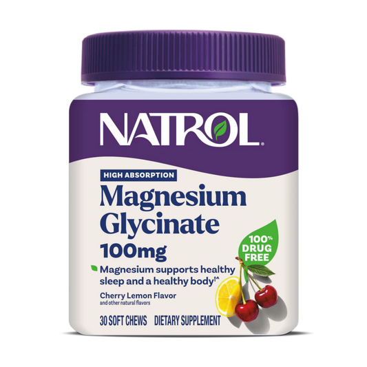 Magnesium Glycinate 100mg Soft Chews | Natrol