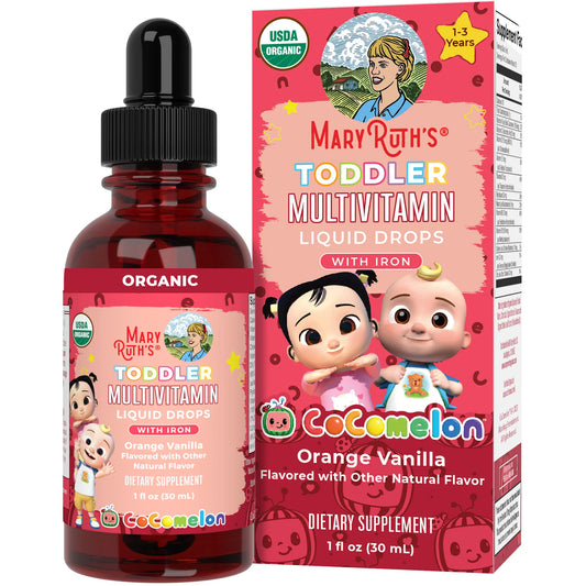 CoComelon Toddler Multivitamin w/iron |Mary Ruth's