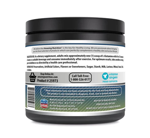 L- Glutamine Powder 1g | Amazing Nutrition